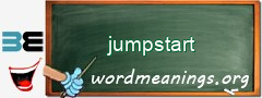 WordMeaning blackboard for jumpstart